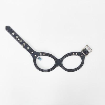 ふるさと納税 八潮市 メガネハーネス【S+サイズ】ネイビー(本革製)kazama standard