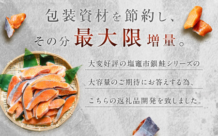 【訳あり】 銀鮭 切身 甘口 (不揃い) 約2kg 鮭 冷凍 ss00005
