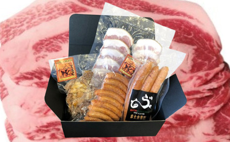豚肉セット 富士金華 しゃぶしゃぶもも肉 ソーセージ 豚肉セット【もも肉1kg】