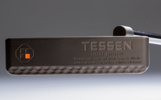 ゴルフ 鉄師田部家謹製ゴルフパターTESSEN（トゥ・ヒール型／ブラック） ゴルフパター パター 玉鋼 クラブ 伝統 工芸品 贈り物 贈答品 ギフト お祝い スポーツ 鉄 鉄師 たたら製鉄 奥出雲 雲