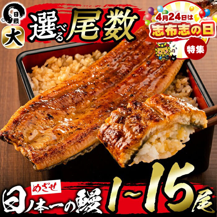 【丑の日までにお届け！7月14日入金まで】うなぎ生産量日本一の鹿児島県産！日ノ本一の鰻の蒲焼き＜大＞5尾セット(計950g以上)たれ、山椒付き！「酸素たっぷり贅沢水」で育ったおいしいウナギ【日鰻】c
