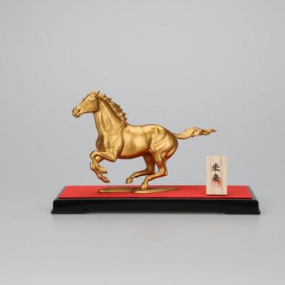 ふるさと納税 高岡市 【高岡銅器】秀月作　馬S-3未来　みらい