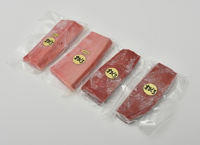 国産本まぐろ中トロ赤身冷凍短冊セット 600ｇ以上 〔2025年12月配送分〕( まぐろ マグロ 本まぐろ 鮪 中トロ 赤身 まぐろ刺身 国産本マグロ )