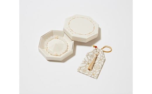 1897 伊勢の白玉幣・伊勢宝玉 白瑪瑙　伊勢とこわかや お守り 真珠 夫婦岩チョーカー あこや真珠 伊勢宝玉　天然石　白玉幣　伊勢の白玉幣　精麻