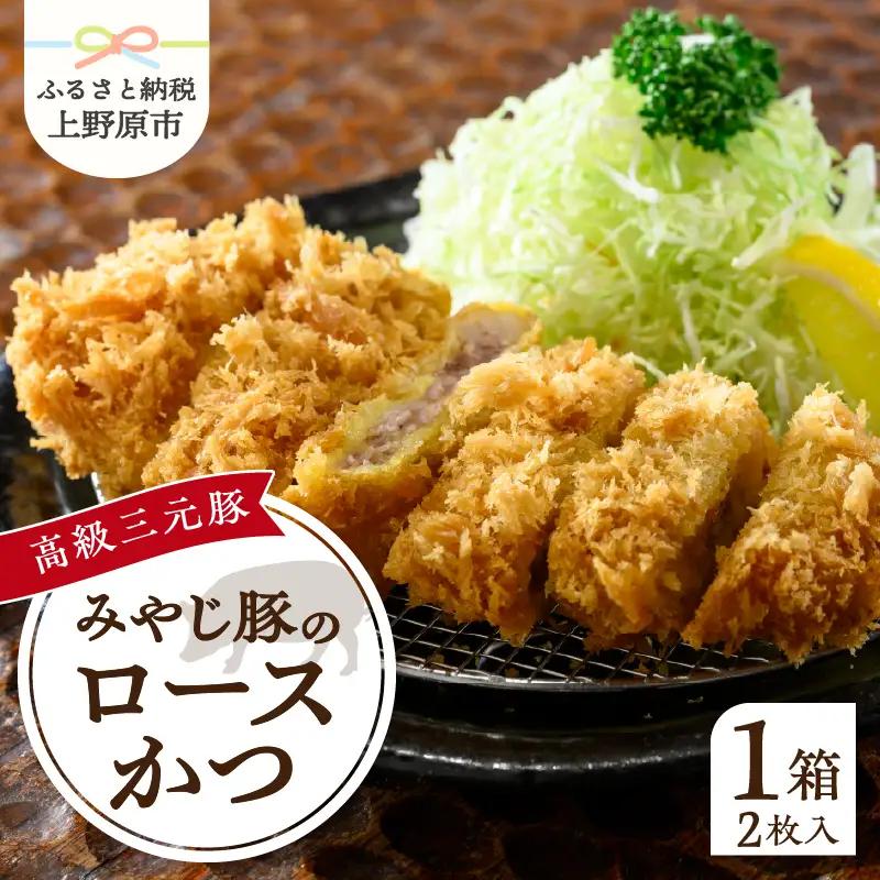 【レンジで簡単】 みやじ豚ロースかつ 180g×2枚 とんかつ