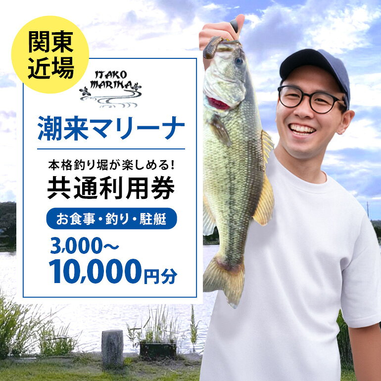 【ふるさと納税】潮来マリーナ 施設内共通利用券 釣り 関東近辺 関東地方 首都圏 釣り堀 管理池 釣堀 へらブナ ブラックバス ニジマス 駐艇 釣り体験 レジャー チケット 利用券 入場券 クーポン クーポン券 お出かけスポット 釣りスポット 茨城県 潮来市 送料無料