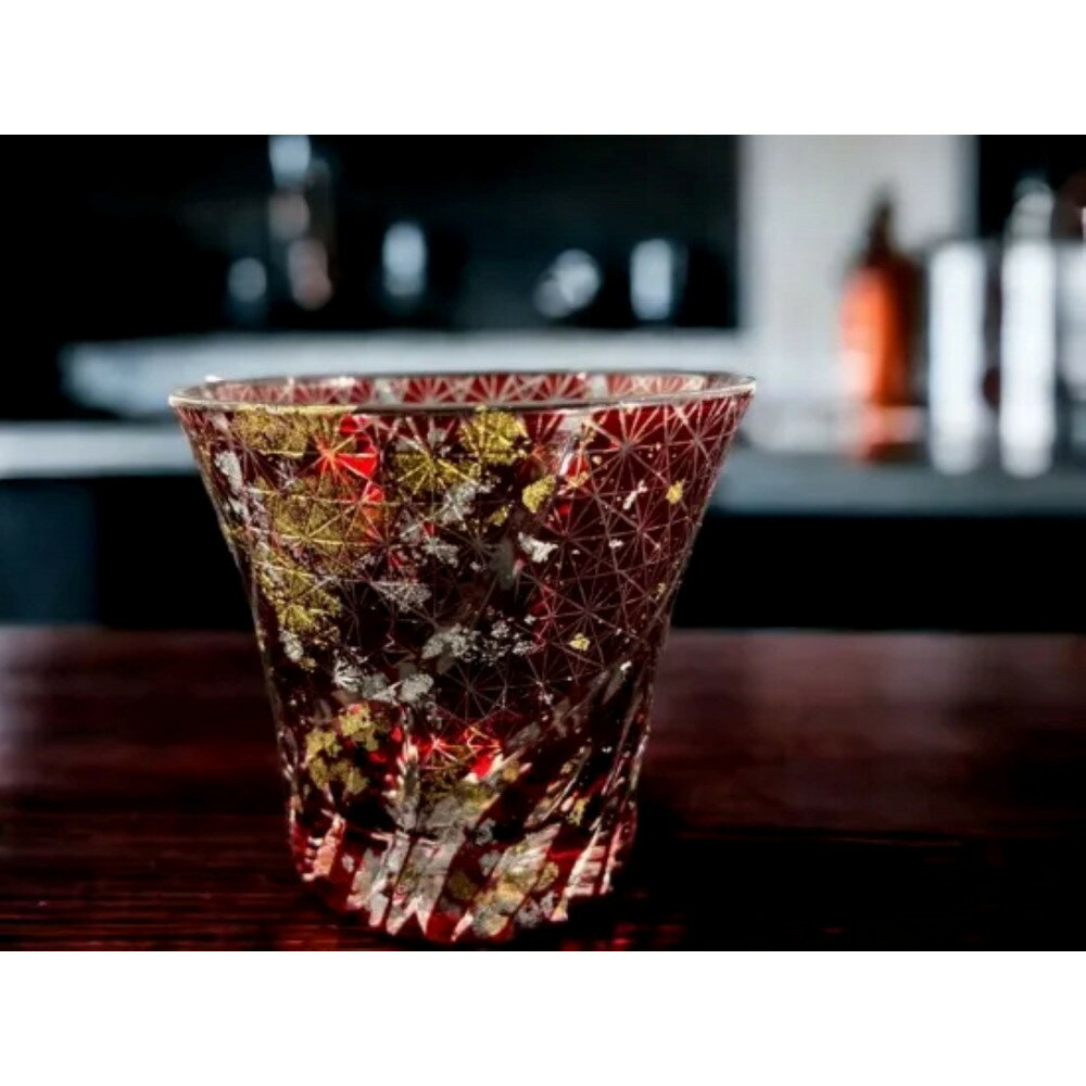 【ふるさと納税】【選べるカラ―】箔舞切子グラス240 | 工芸品クラフト 民芸 人気 おすすめ 送料無料 ギフト