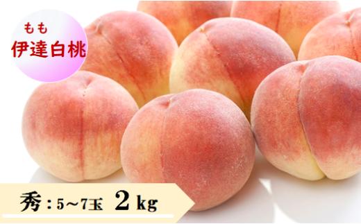08-08-010　もも(伊達白桃)2kg