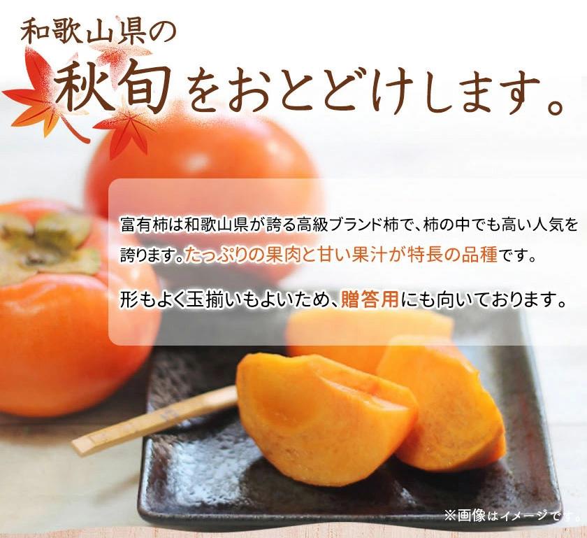 和歌山秋の味覚　富有柿　約４ｋｇ化粧箱入「2025年11月上旬以降発送予定」【UT50】