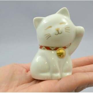 有田焼 香蘭社 招き猫・置物 A30-350