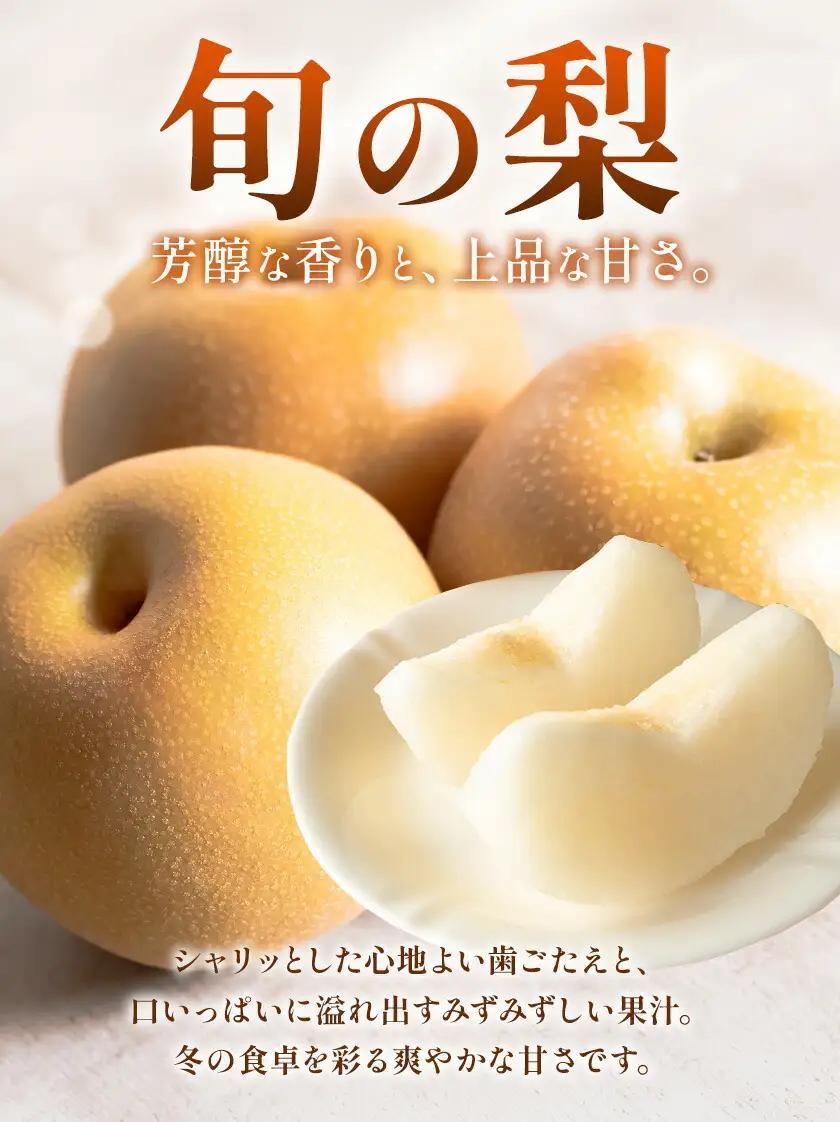 晴れの国頒布会 冬 たっぷり 無洗米 20kg 梨 4kg