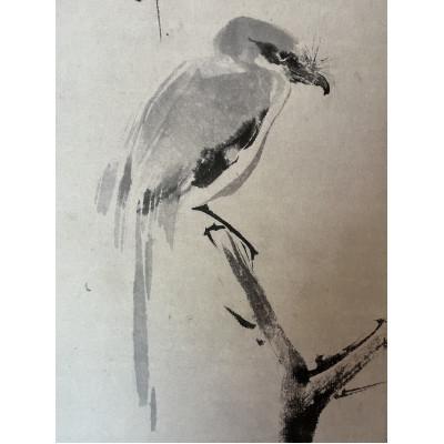 ふるさと納税 和泉市 宮本武蔵筆　枯木鳴鵙図(掛軸・複製)　　　　和泉市久保惣記念美術館所蔵 |  | 01