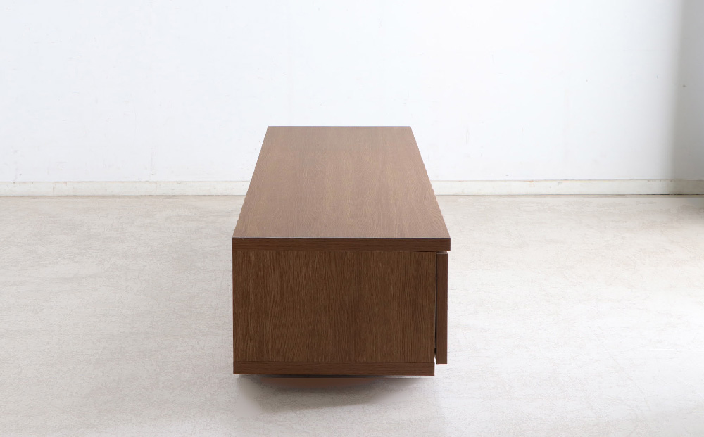 【東馬家具】FZ コルム 140TV BR【テレビボード テレビ台 ローボード 収納ボード ブラウン シンプル 木目 おしゃれ ふるさと納税】(H060613)