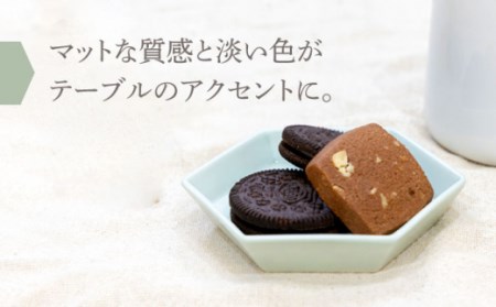 肥前吉田焼マット六角小皿4点 NAZ302 