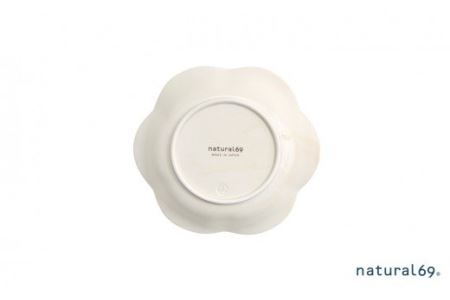 【波佐見焼】natural69 粉引釉 六方押取皿 5枚セット 食器 皿 【natural69】 [QA84] 波佐見焼
