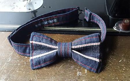 selvedge series《セルビッジ シリーズ》デニムネクタイ＆蝶ネクタイ＆サスペンダー ファッション セット 詰合せ ネクタイ 蝶ネクタイ デニム 贈り物 ギフト 広島県 福山市 F24L-1