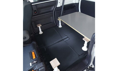 ホンダ N-VAN用カーゴキット M（2色） 車用品 アウトドア 棚  グレー色