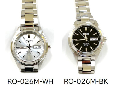国産腕時計　ROGAR　RO-026M-BK