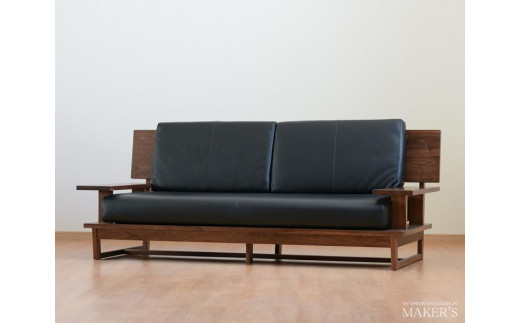 
            ウッドフレーム ソファ MIYABIO ウォールナット 無垢材【福岡県・辻製作所】
          