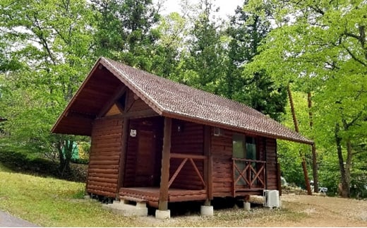 [№5895-0491]OutdoorFunキャンプフィールド ログキャビン利用券 1枚