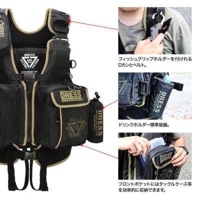 ふるさと納税 東大阪市 DRESS フローティング ゲームベスト AIR ブラック ウエストベルトサポーター 股ひも付 |  | 02