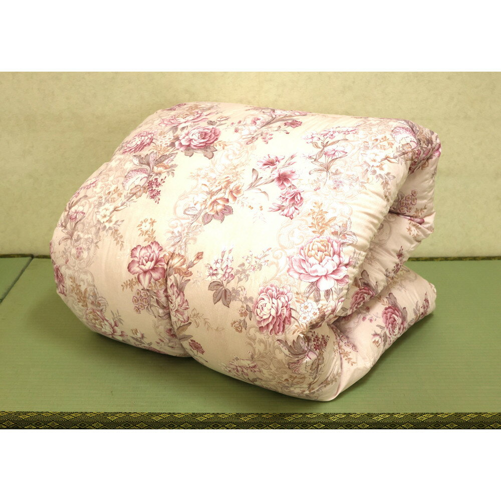 【ふるさと納税】立体キルト羽毛ふとん　ローラ　【カラー選択可】