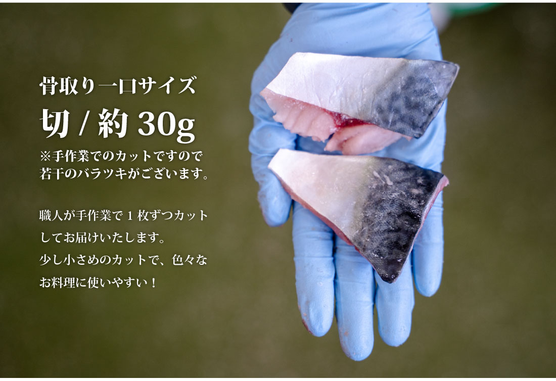 魚のおんちゃま 三陸常磐産 サバ 骨取切り身 30g×20枚入