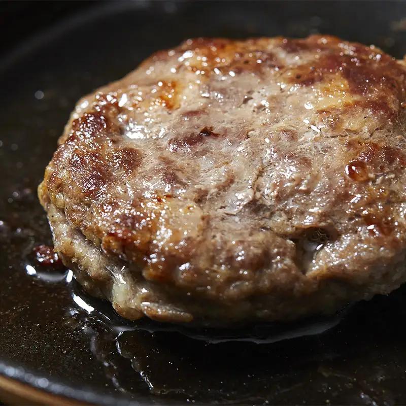 【100%牛肉ハンバーグ】バーベキューバーグ　3袋（1袋　100ｇ）