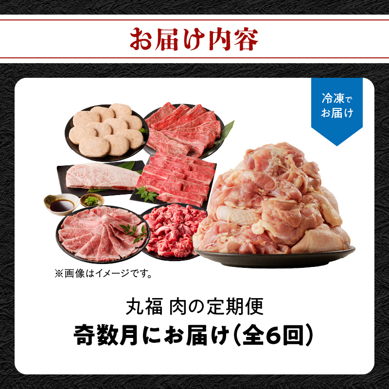 丸福 肉の定期便（6回／奇数月）