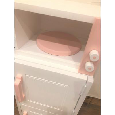 ふるさと納税 茅野市 メーベルヒナナ 木製 L・Lワイドサイズ用 レンジ・冷蔵庫セット ピンク |  | 02