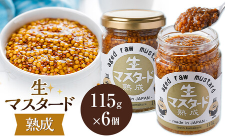熟成 生マスタード　6個セット