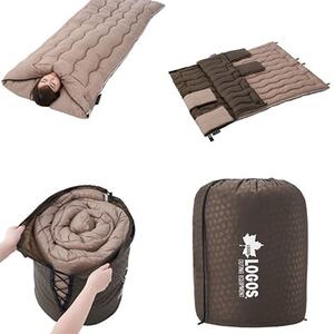 抗菌防臭　丸洗いウォーマーシュラフ・-6　アウトドアやキャンプで大活躍の寝袋。72600037【1667206】