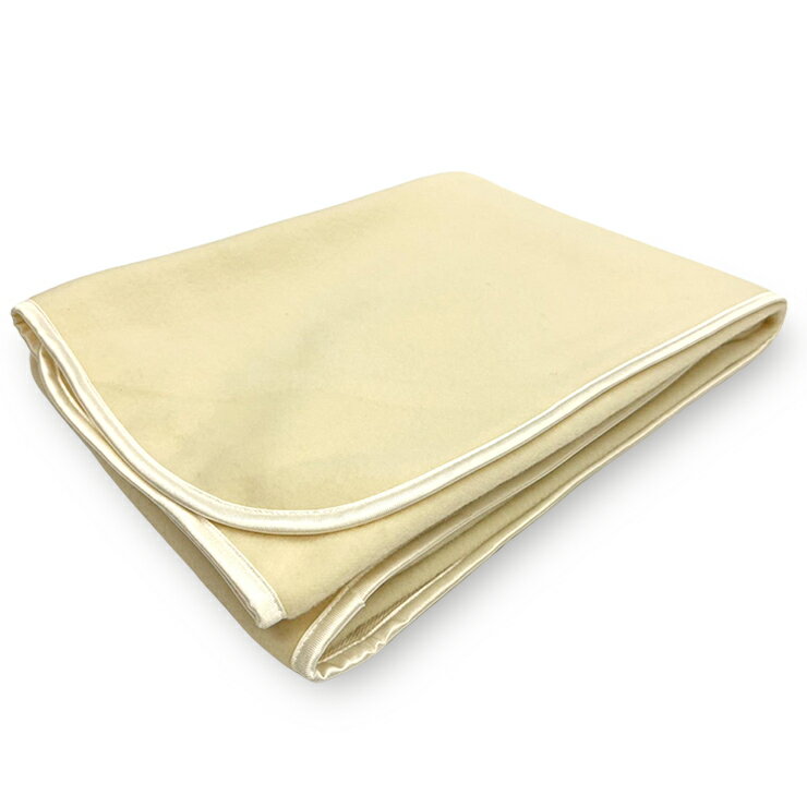 【ふるさと納税】繊維の宝石カシミヤ入り あったか ウール敷毛布 (毛羽部分) シングルサイズ (約100×205cm) 1706S [4500]