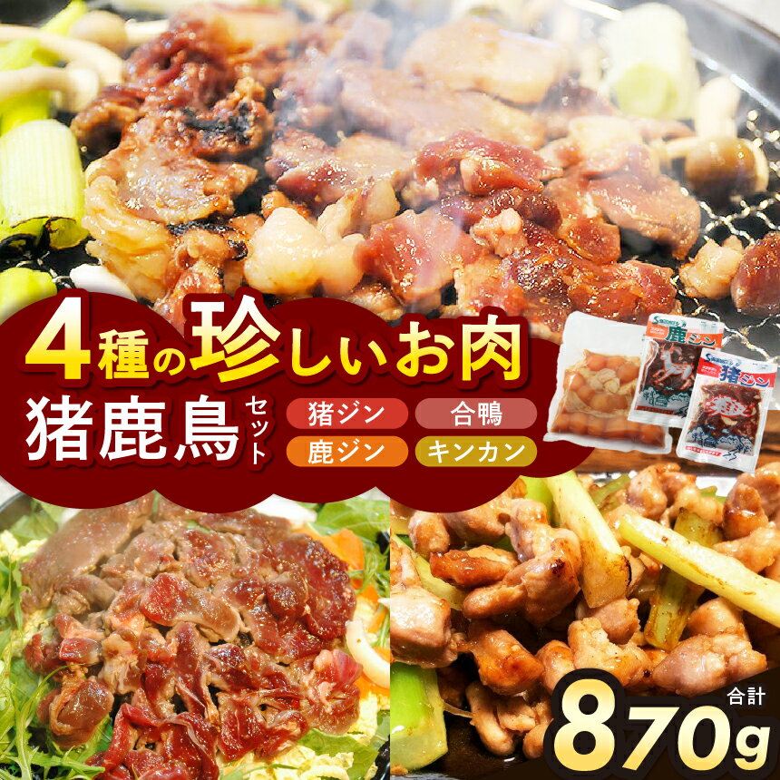 【ふるさと納税】【人気のジビエ】猪鹿鳥セット | 肉 ジビエ 信州 猪 猪肉 馬 鹿 ジビエの聖地 遠山ジンギス セット 贅沢 豪華 おつまみ バーベキュー BBQ 焼肉 アウトドア 高評価 長野県産 長野県 南信州 天龍村