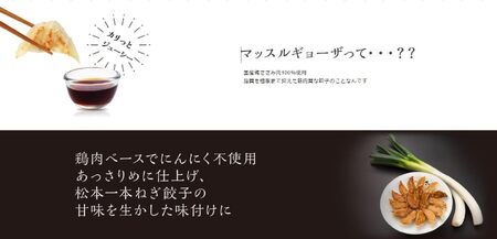 MUSCLE GYOZA ～ マッスルギョーザ ～ 松本一本ねぎ 3パックセット