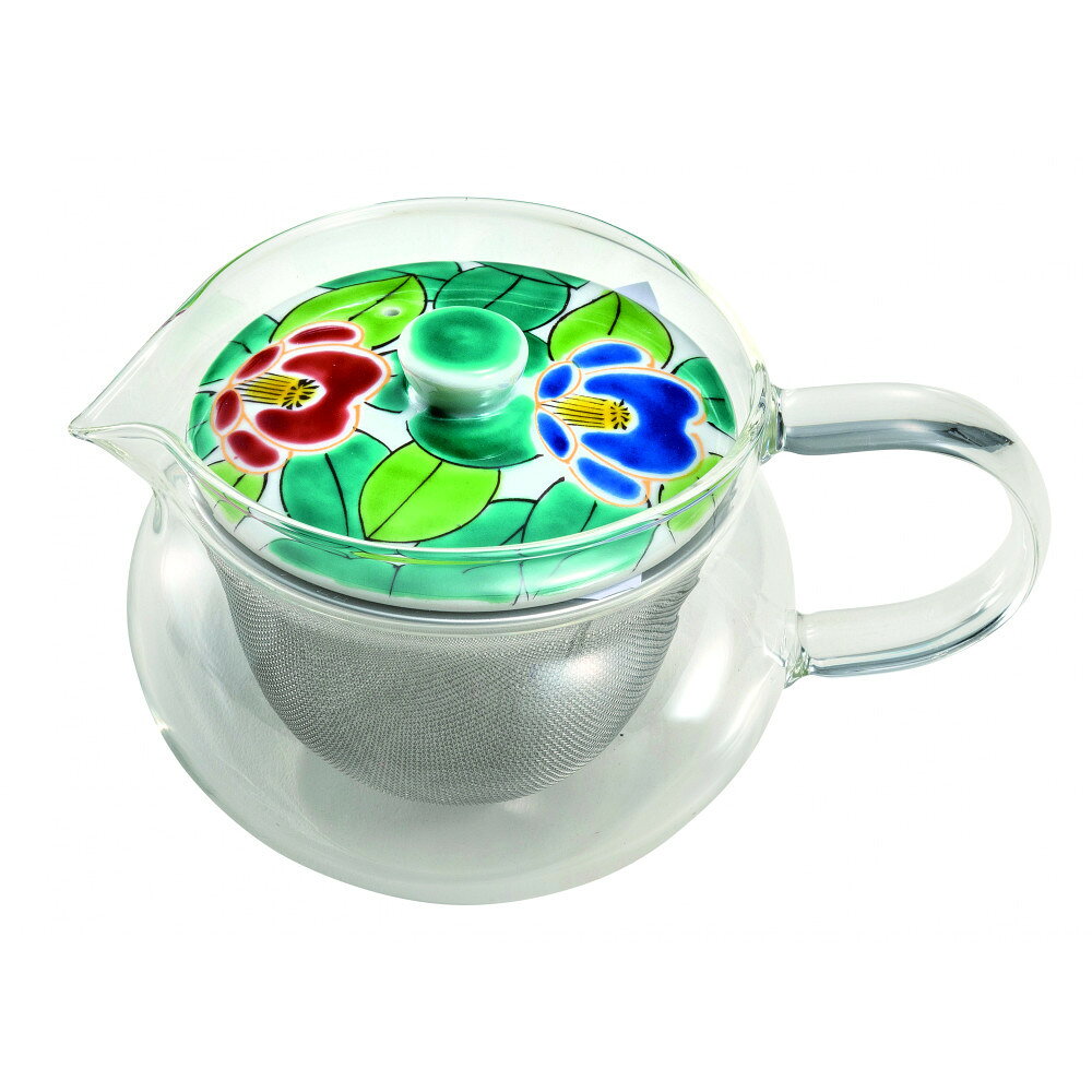 【ふるさと納税】九谷焼 九谷和ポットNAGOMI POT・色絵椿