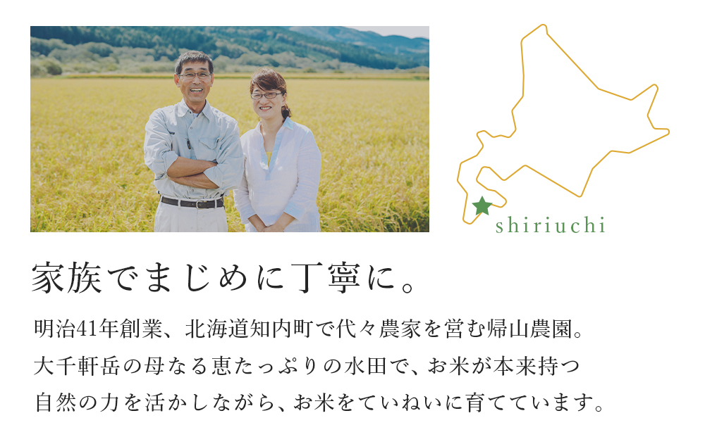【令和7年産新米予約】【定期便 12ヶ月】特別栽培米産地直送 玄米 ゆめぴりか5kg《帰山農園》