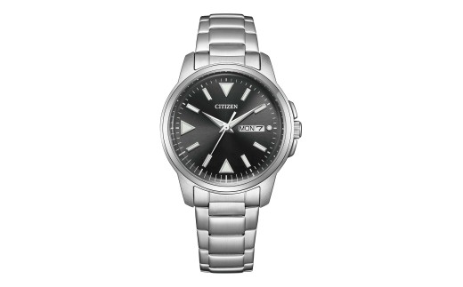 シチズン 腕時計 Cコレクション メンズ BM8180-62E CITIZEN | CITIZEN COLLECTION シチズンコレクション エコ・ドライブ デイ＆デイト 3針 ブラック シルバー 贈答 贈答用 クリスマス プレゼント 国内製造 国産 ソーラー エコドライブ ステンレス 防水