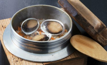 おうちで炊ける！初音のながれこの釜めし（炊き込みごはん）【３合用】釜飯 釜めしごはん 釜  お米 米 貝の釜飯_hn026