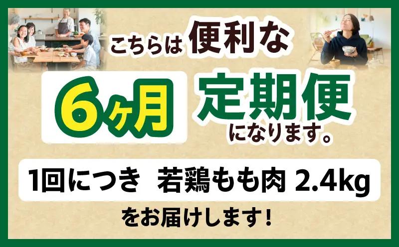 宮崎県産 若鶏切身もも肉 2.4kg（300g×8袋）【6か月定期便】_b0777_it_x2