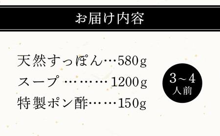 天然すっぽん鍋【3～4人前】