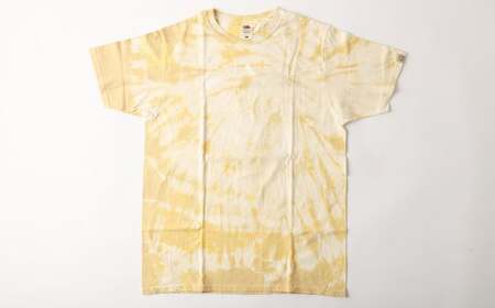 漆染めTシャツ　 タイダイ　Lサイズ	
