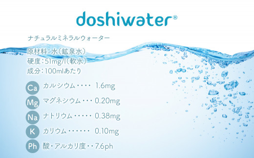 【定期便】【山梨　道志村の天然水】doshiwater BIB40L(10L×2箱×2セット)　大好評の大容量サイズ2セット【5回定期】 ふるさと納税 水 天然水 ミネラルウォーター 自然水 ペットボトル 定期便 山梨県 道志村 送料無料 DSF006