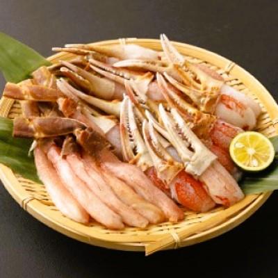 ふるさと納税 阪南市 ■先行受付・年末年始【1月30日より順次発送】生ずわい蟹 かにしゃぶセット 1kg〔棒肉+爪肉〕