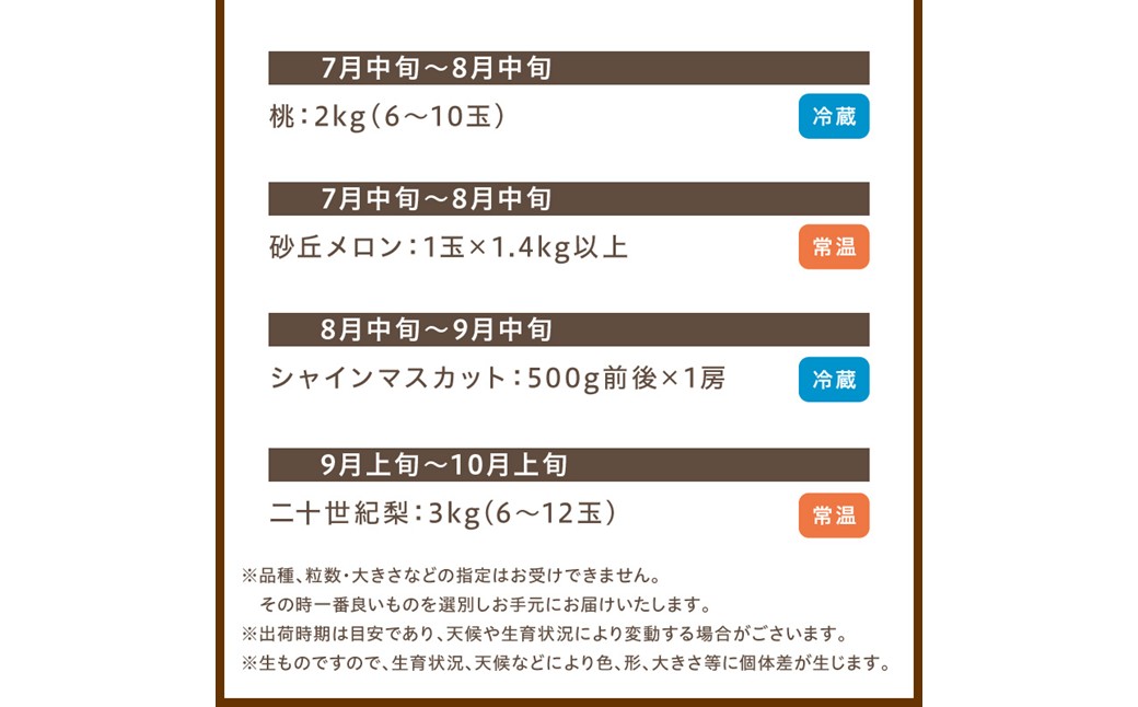 【先行予約／フルーツ定期便6回】旬の果物厳選！京丹後フルーツ王国セット（完熟イチゴ・小玉スイカ・桃・メロン・シャインマスカット・二十世紀梨）（2027年2月中旬～発送）　YK00705