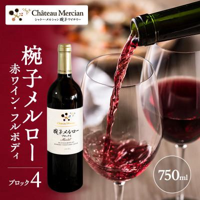 ふるさと納税 上田市 椀子メルロー ブロック4 750ml 限定品 シャトー・メルシャン メルロー 赤[54040422]