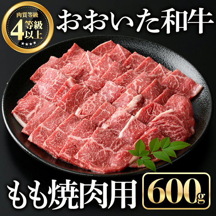【ふるさと納税】おおいた和牛もも焼肉用(600g)牛肉 お肉 やきにく【112101500】【ミートクレスト】