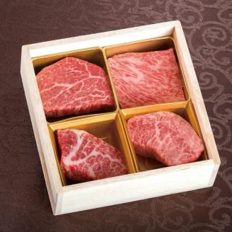 【定期便 / 全2回】常陸牛 肉匠の手切り4種 ステーキ 焼肉 食べ比べセット 66000円 国産牛 高級 父の日 食べ物 内祝い 出産 結婚 ギフト対応 茨城県 水戸市【肉のイイジマ】（DU-9）