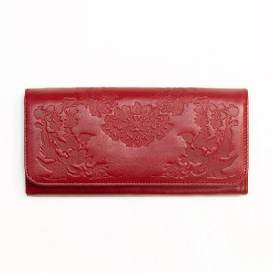 本革 財布 長財布 レザー ヌメ革 一枚革 フラップタイプ 正倉院文様 正倉院 おしゃれ シンプル レディース メンズ プレゼント ギフト 大量収納 革財布正倉院文様革財布 フラップタイプ HARUH