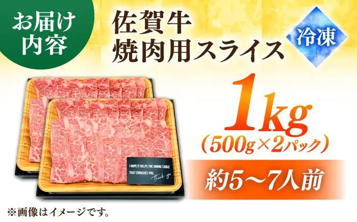 黒毛和牛 佐賀牛 焼肉用 1kg  (500g×2P) ※バラ・肩ロース・モモのいずれかの部位※ やきにく[FDB021]